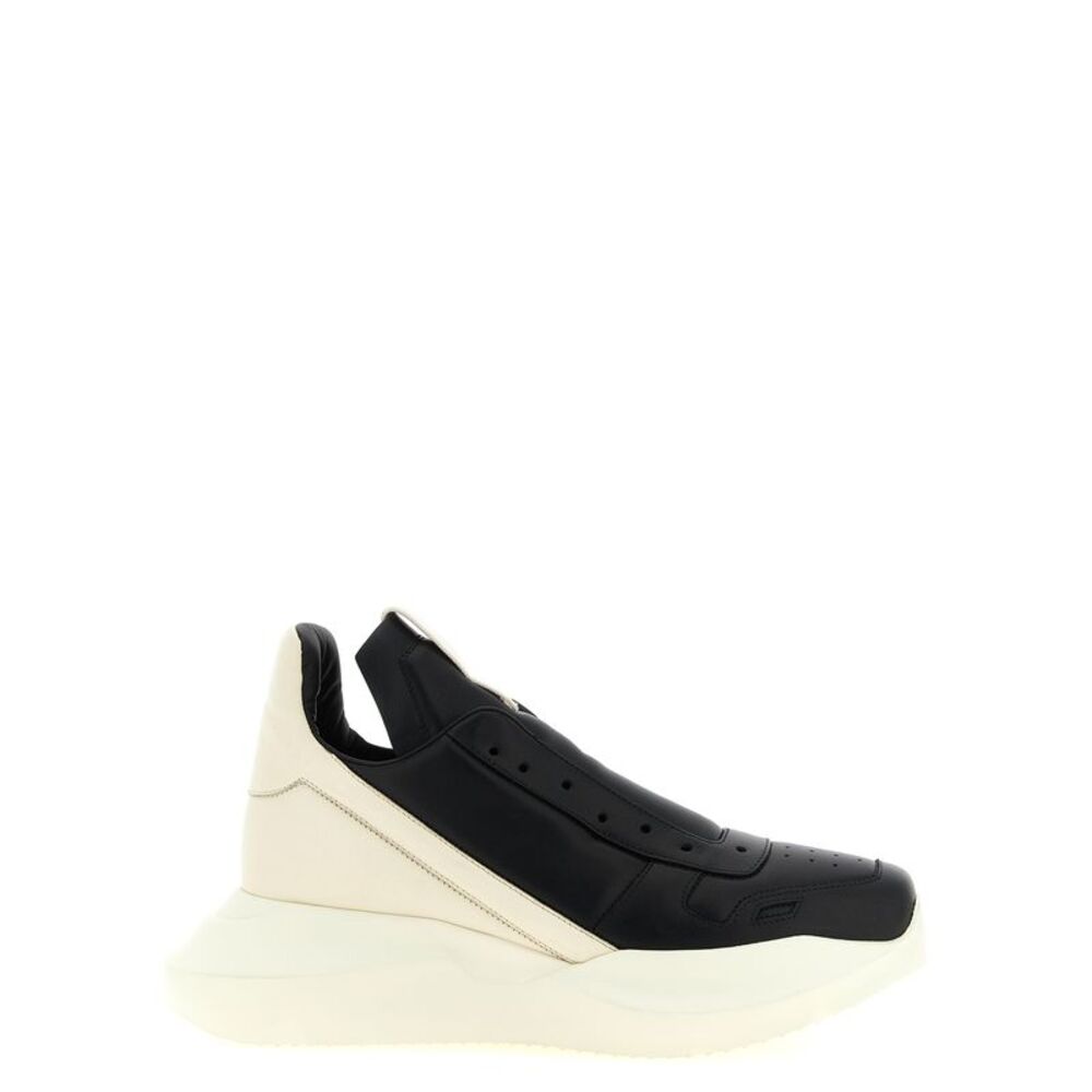 Rick Owens Bicolor Calfskin Chunky Men's Sneakers